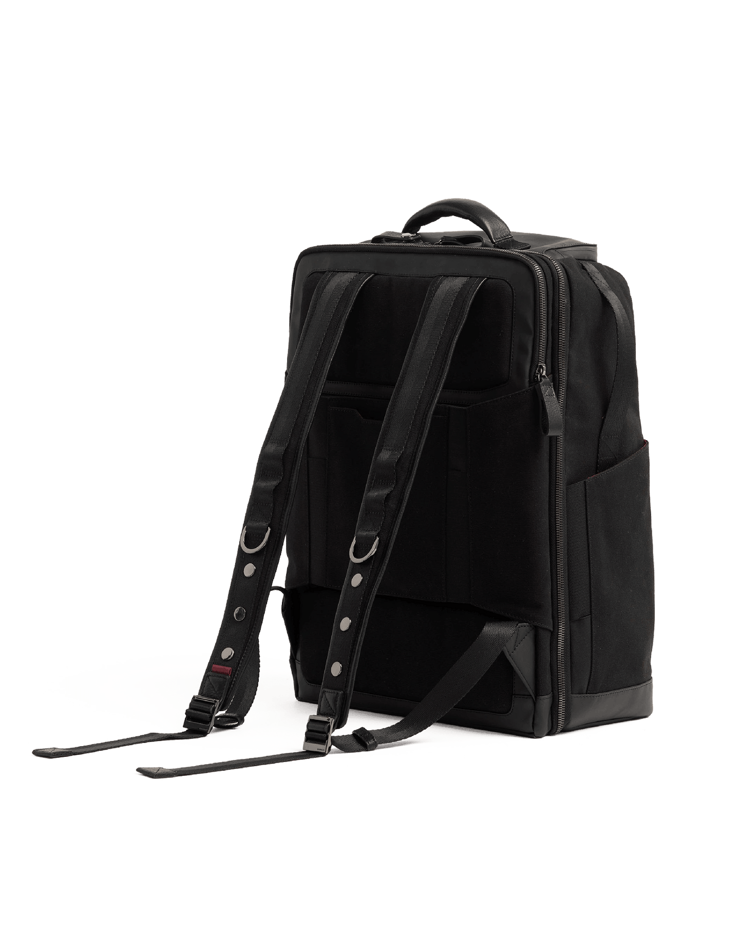Burbank-Backpack-Black-Nylon-Model-View-5