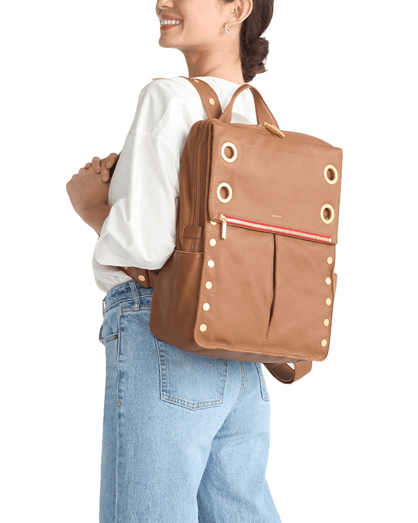 Montana-Backpack-XL-Mahogany-Pebble-BG-Red-Zip-Model-View