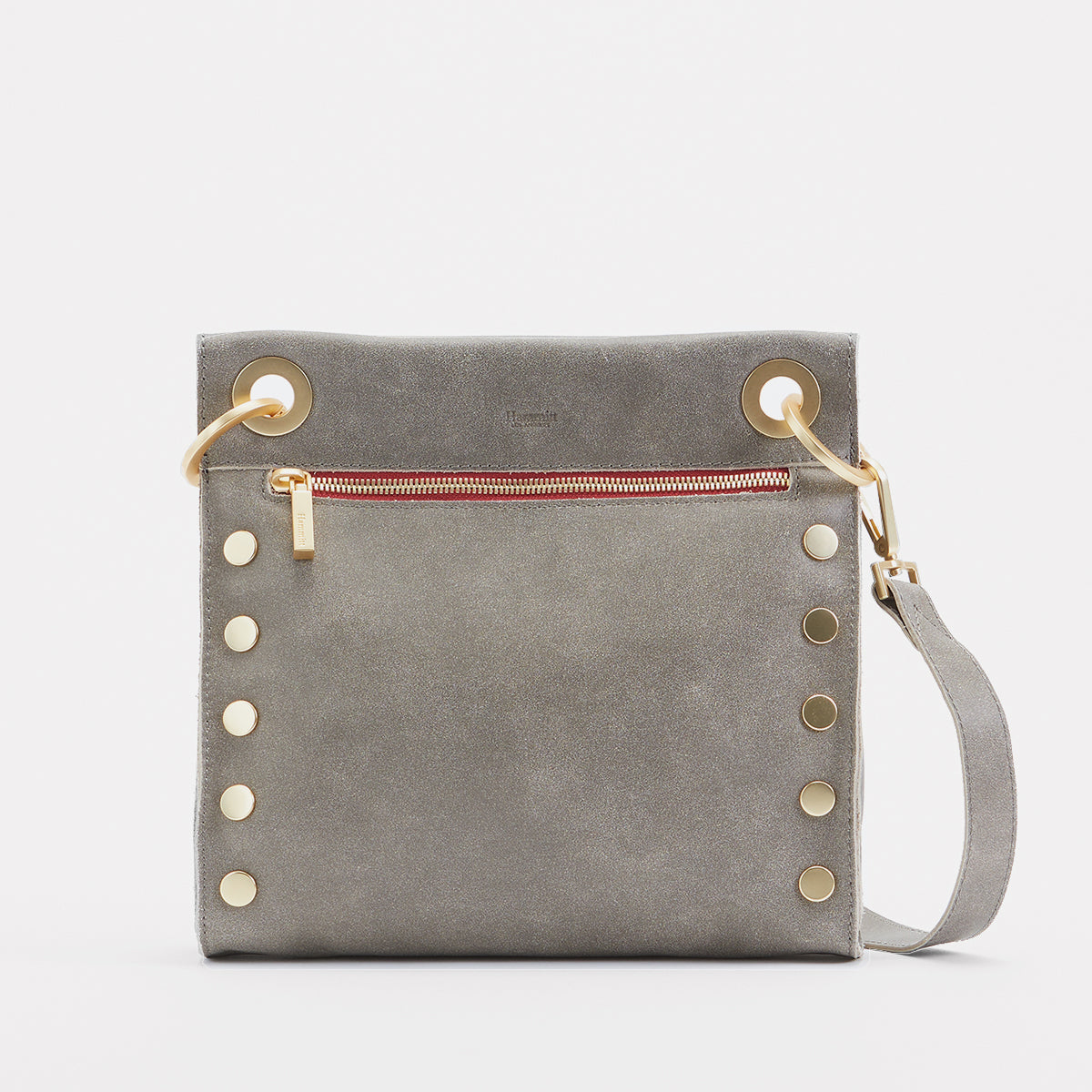 Tony | Pewter/Brushed Gold Red Zip | Med