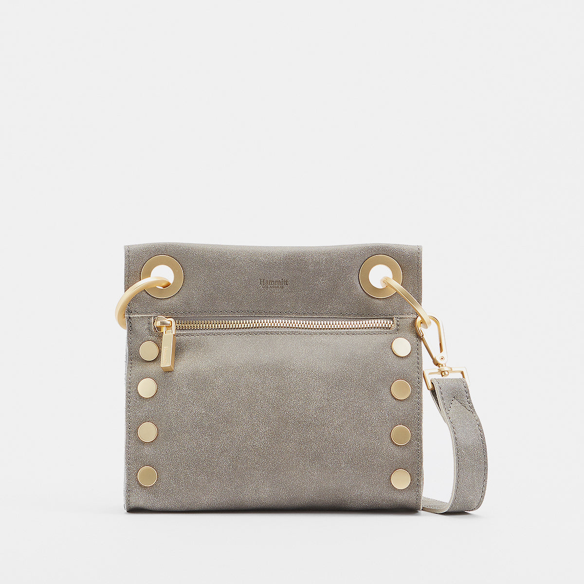 Tony Pewter/Gold | Women's Small Leather Crossbody Bag | Hammitt