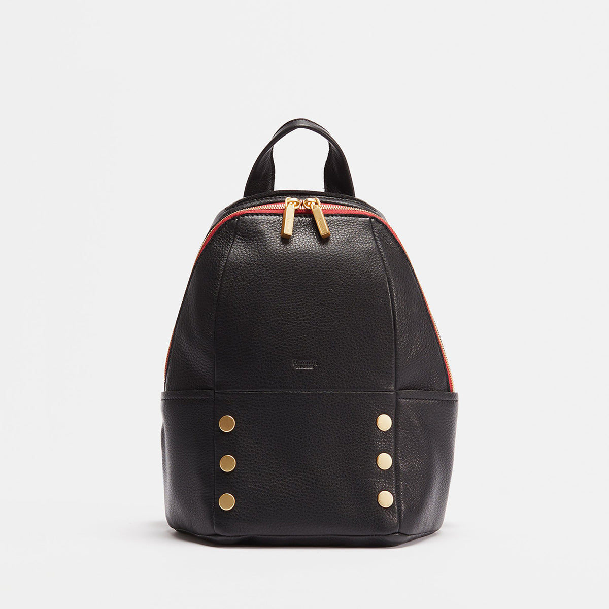 Hunter Black | Women's Functional Leather Backpack | Hammitt – HAMMITT