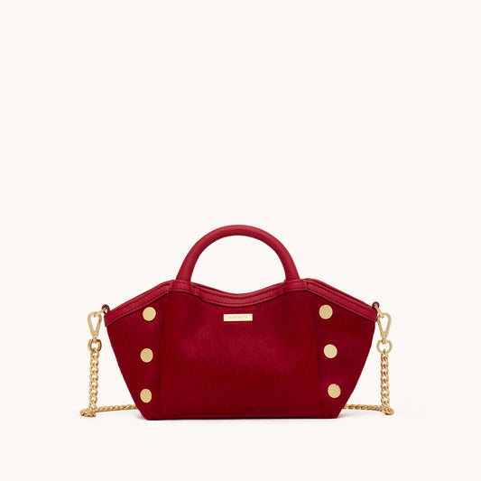 Paul-Ruby-Calf-Hair-Brushed-Gold-Mini-Front-View