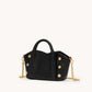 Paul | Black Press/Brushed Gold Red Zip | Mini