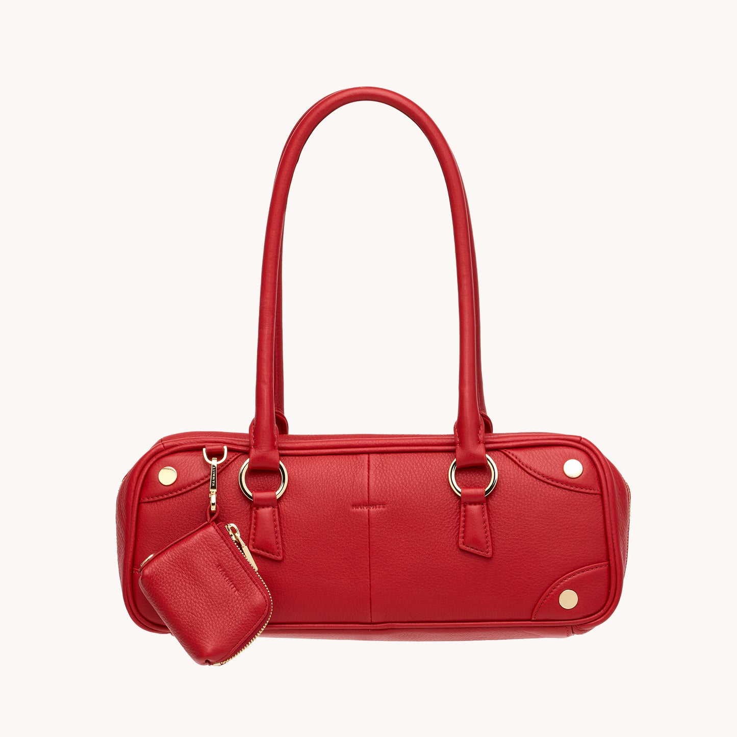 Syd Pouch | Chili Red/Gold