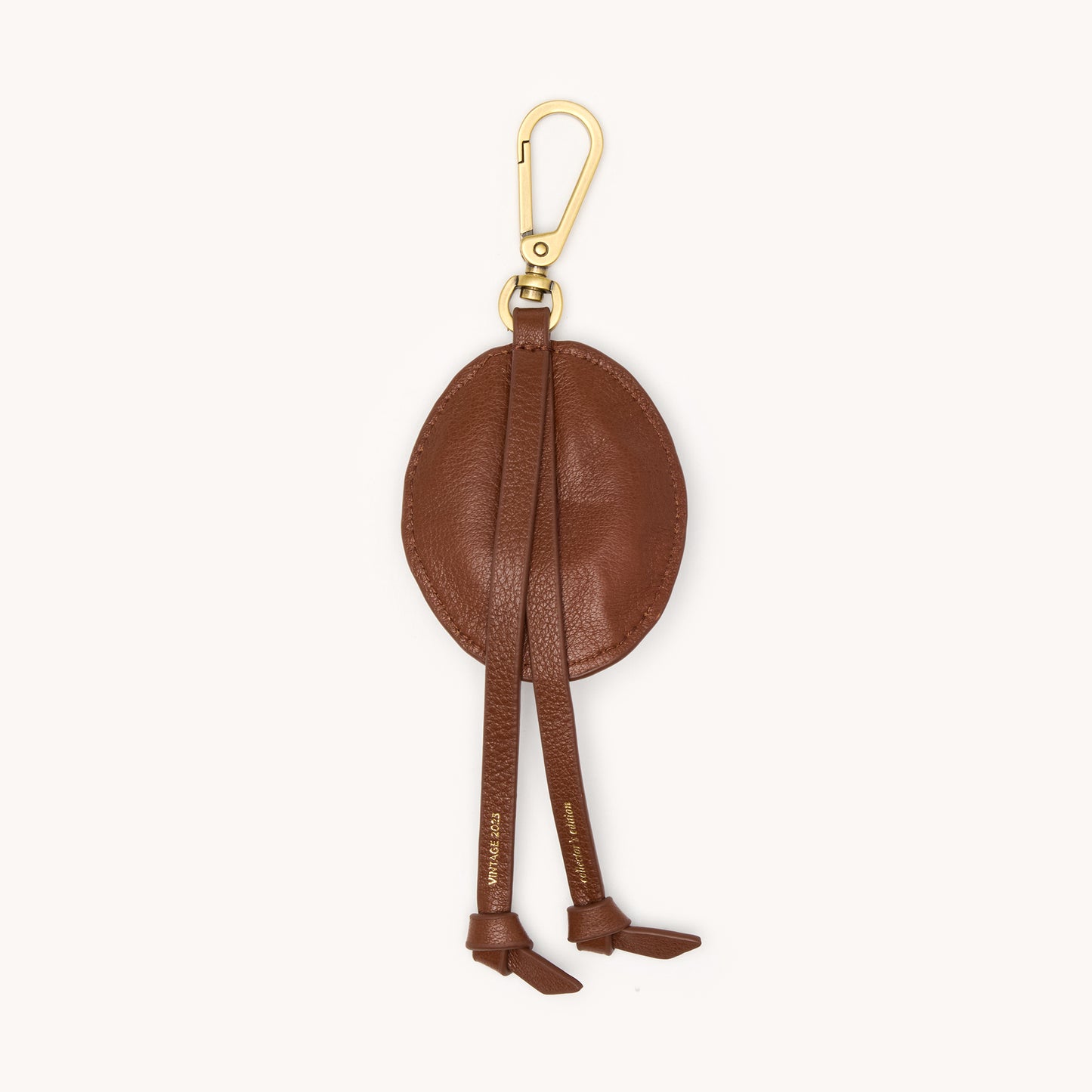 Cowboy Russ Charm | Chocolate Diamond Pebble/Antique Gold