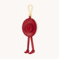 Cowboy Russ Charm | Red Flare/Brushed Gold