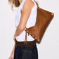 Kyle | Mahogany Pebble/Brushed Gold Red Zip | Med