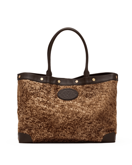 Olympia Tote | Speckle Calf/Brushed Gold