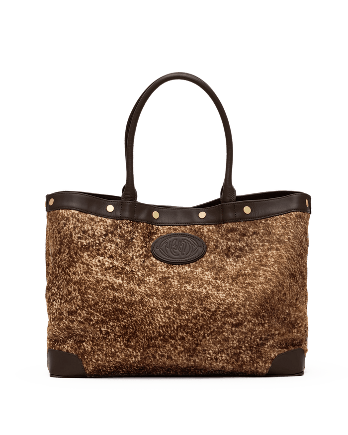 Olympia Tote | Speckle Calf/Brushed Gold