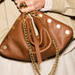 Kyle | Mahogany Pebble/Brushed Gold Red Zip | Sml