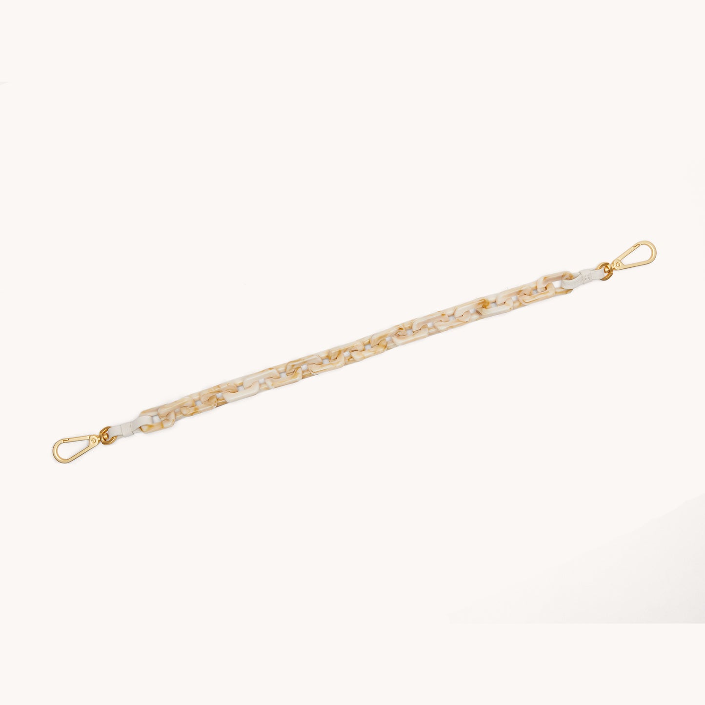 Latte Shoulder Strap | Calla Lily White/Brushed Gold