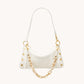 Latte Shoulder Strap | Calla Lily White/Brushed Gold