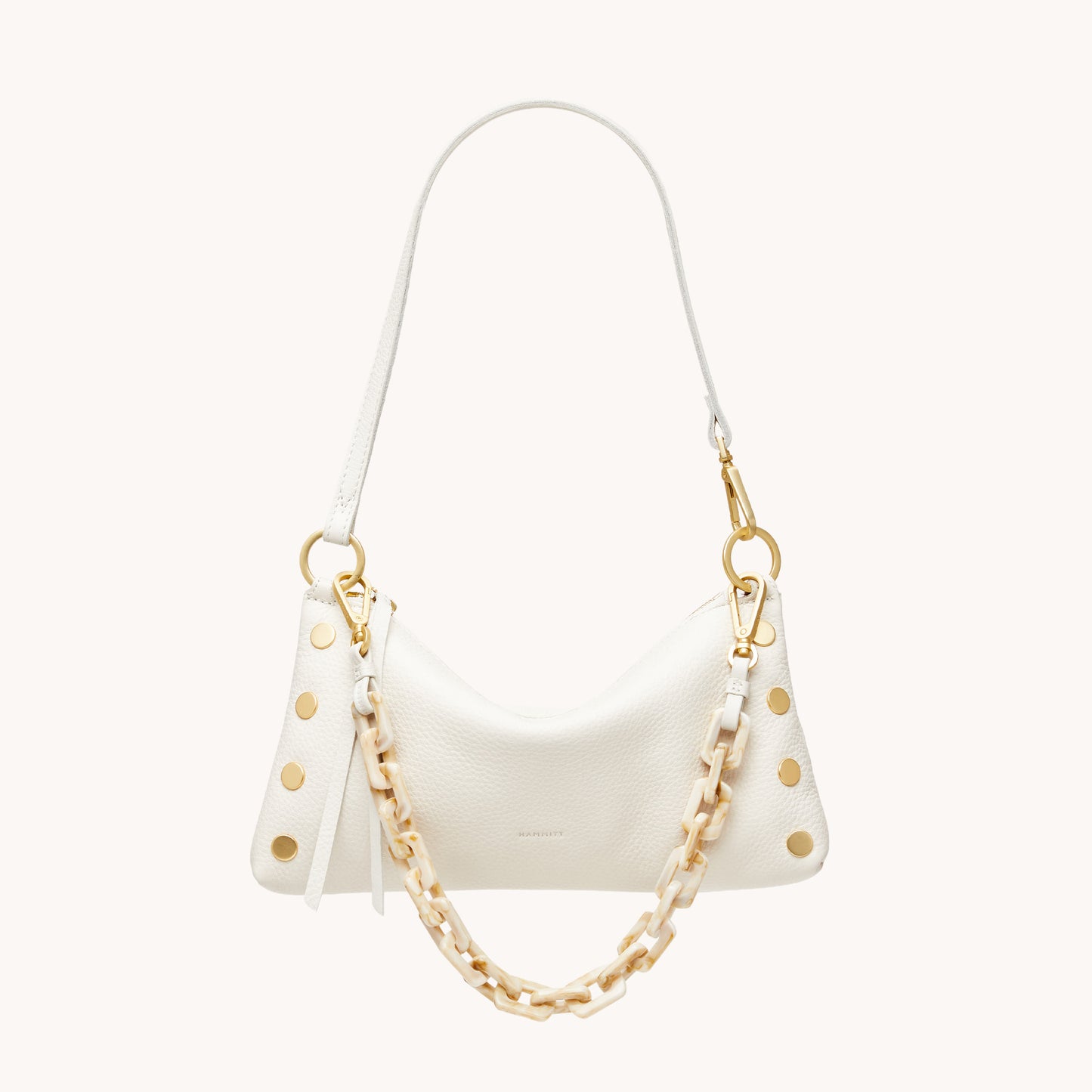 Latte Shoulder Strap | Calla Lily White/Brushed Gold