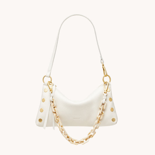 Latte Shoulder Strap | Calla Lily White/Brushed Gold