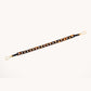 Tortoise Shell Shoulder Strap | Black/Brushed Gold