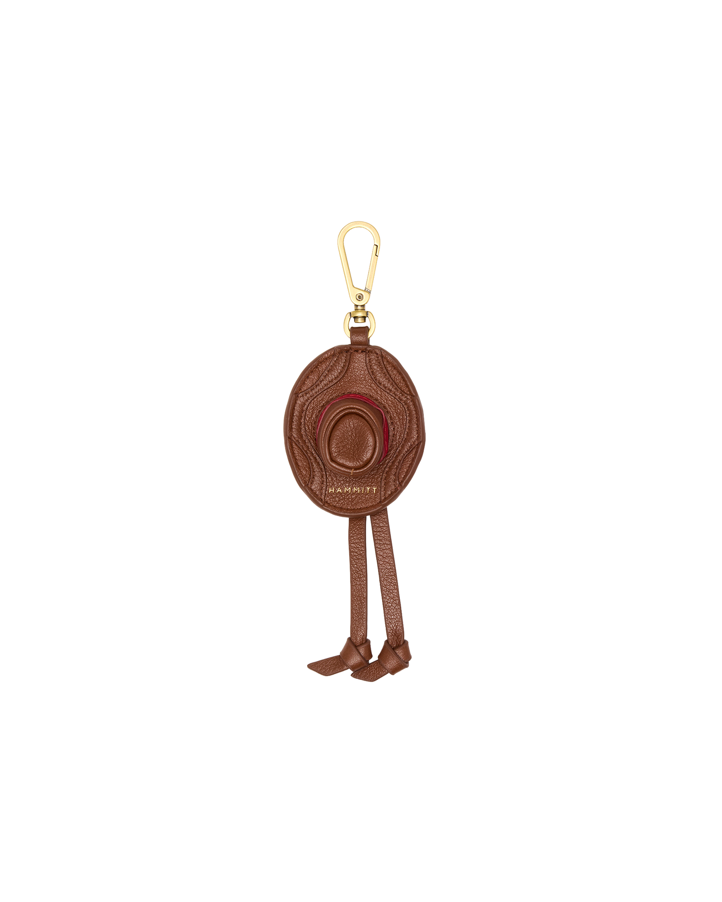 Cowboy Russ Charm | Chocolate Diamond Pebble/Antique Gold