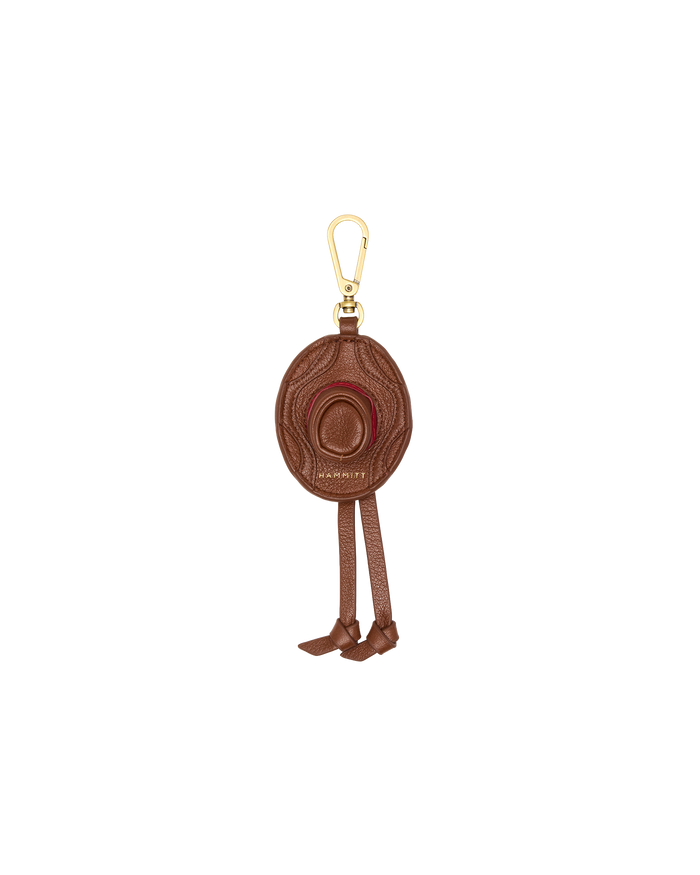 Cowboy Russ Charm | Chocolate Diamond Pebble/Antique Gold