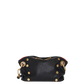 Daniel Crossbody Clutch | Black/Brushed Gold Red Zip | Sml