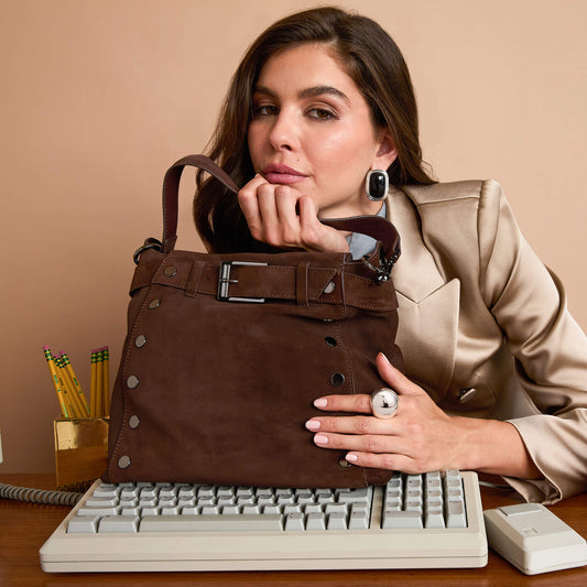 Bryant | Belted Suede/Gunmetal | Lrg