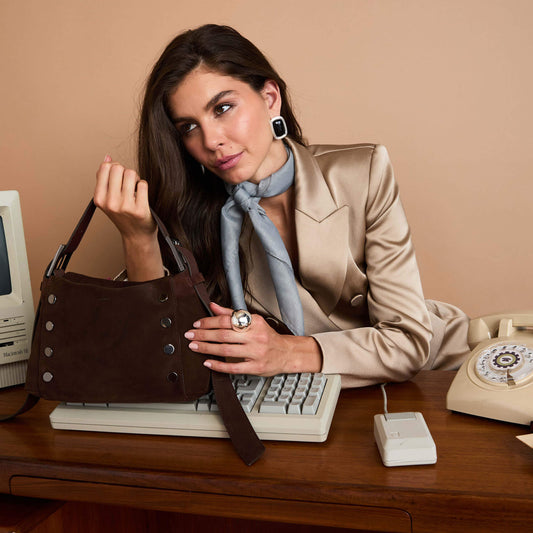 Bryant | Belted Suede/Gunmetal | Med