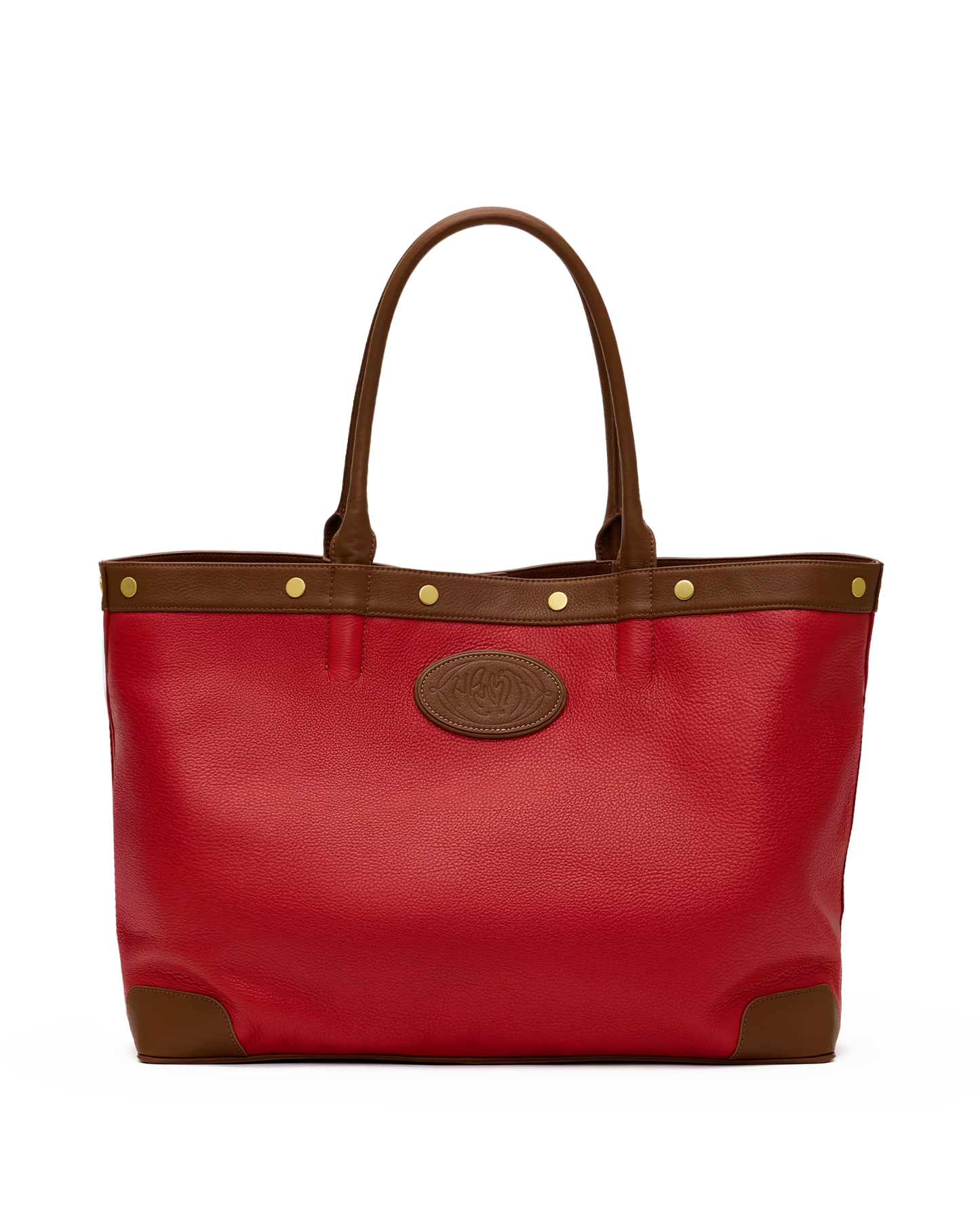 Olympia Tote | Caramel Apple/Antique Gold