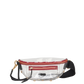 Charles Crossbody Clear | Black/Brushed Gold Red Zip