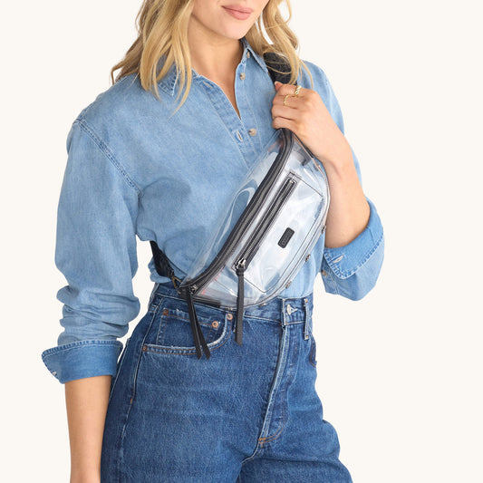 Model height is 5'8.5''