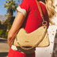 Kyle | Cocoa Raffia/Gold | Sml