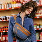 Charles-Crossbody-Lrg-Mosaic-Denim-BG-Model-View-4