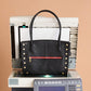 Elle Work Carry | Black/Brushed Gold Red Zip