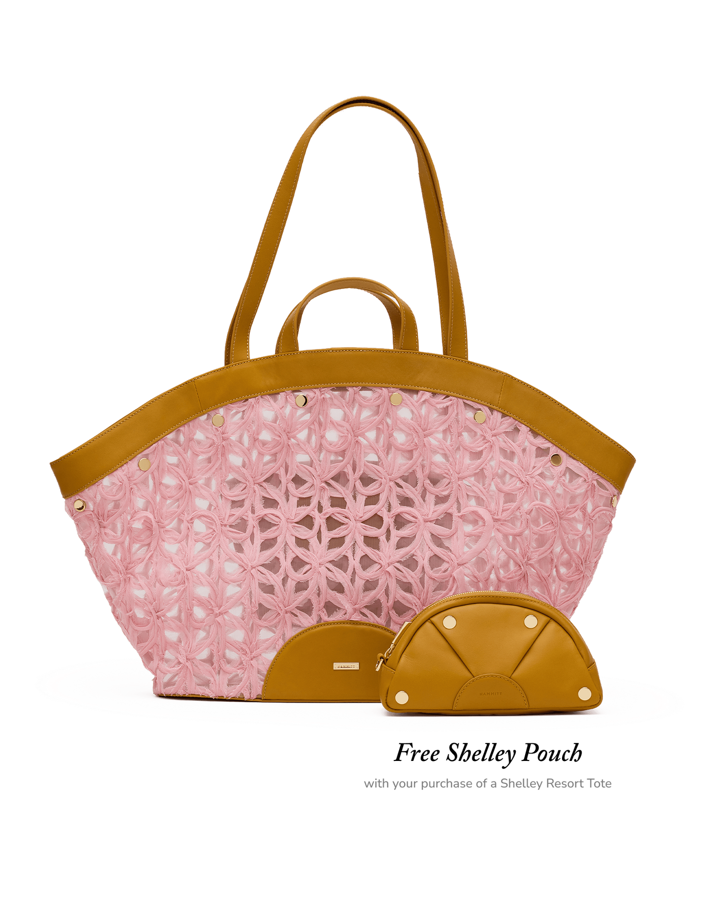 Shelley Resort Tote | Huntington Garden/Gold