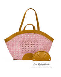 Shelley Resort Tote | Huntington Garden/Gold