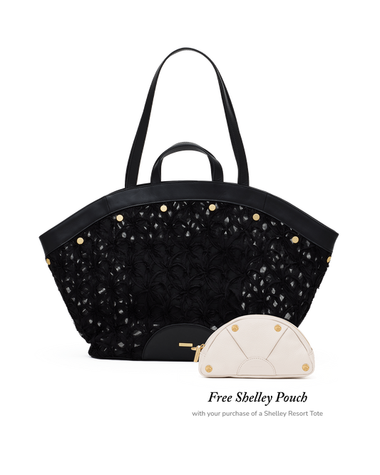 Shelley Resort Tote | Midsummer Night/Brushed Gold