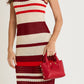 Olympia Tote | Chili Red/Gold | Mini