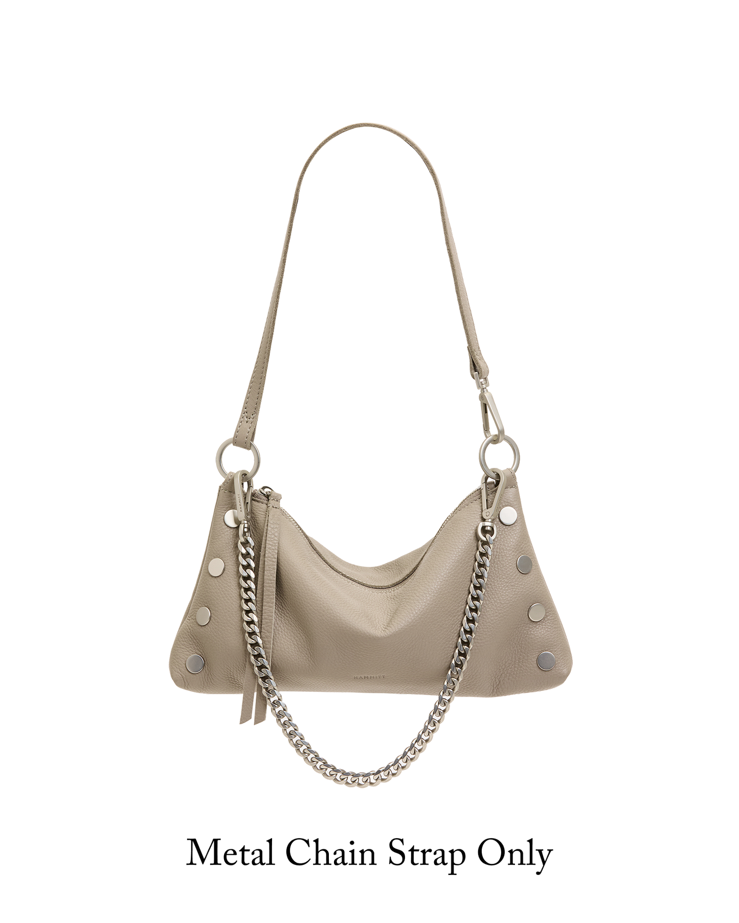 Metal Chain Shoulder Strap | Brushed Silver