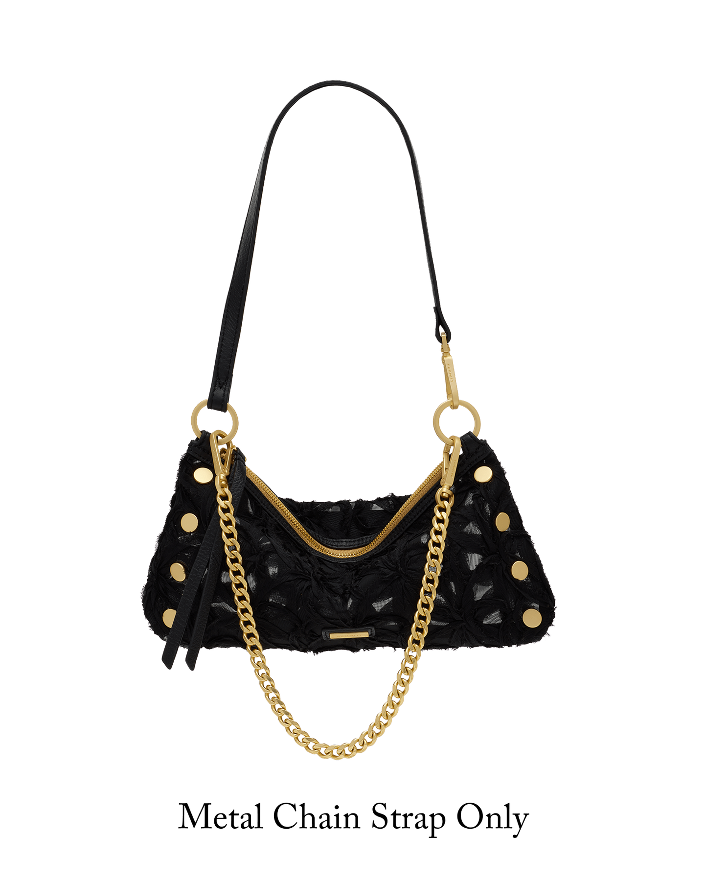Metal Chain Shoulder Strap | Brushed Gold