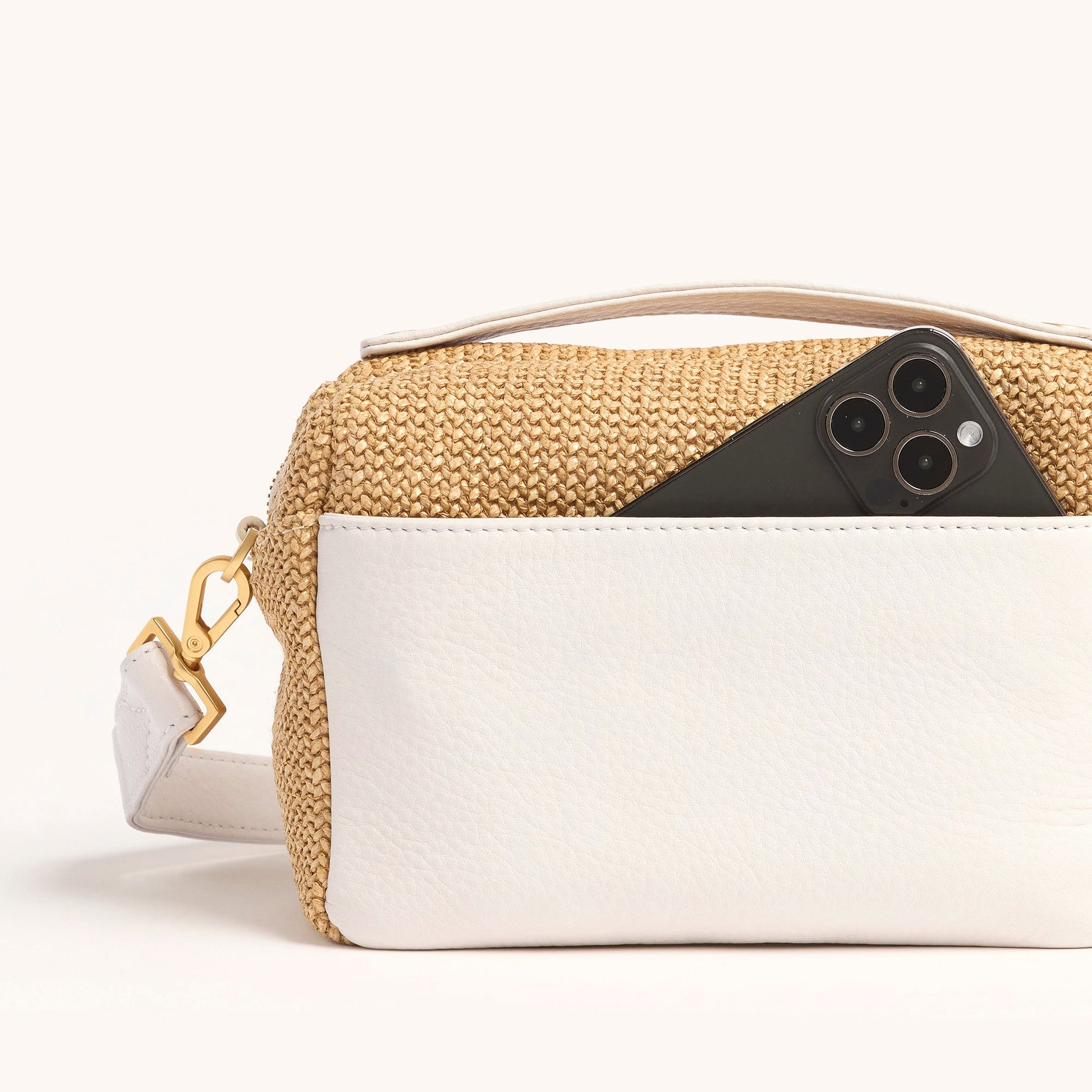 Evan-Crossbody-Sml-Calla-Lily-White-Raffia-BG-Back-View