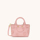 Olympia Tote | Flamingo Flora/Brushed Gold | Mini