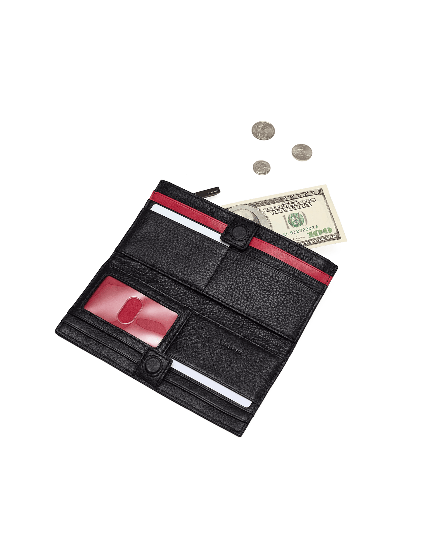 Wolfnacht　新品　ブラックメタル black l 110 North One Size | Soft Leather Wallet | HAMMITT