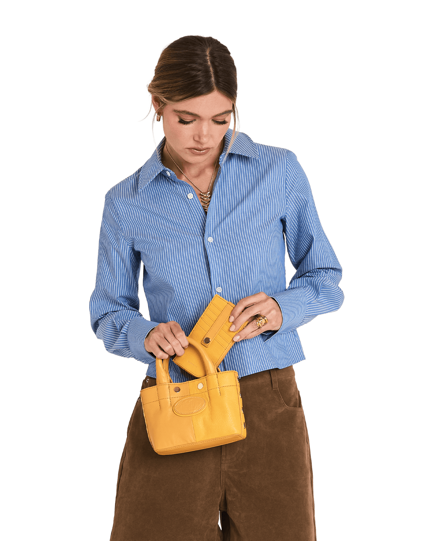 Olympia Tote | Double Yellow/Gold | Mini