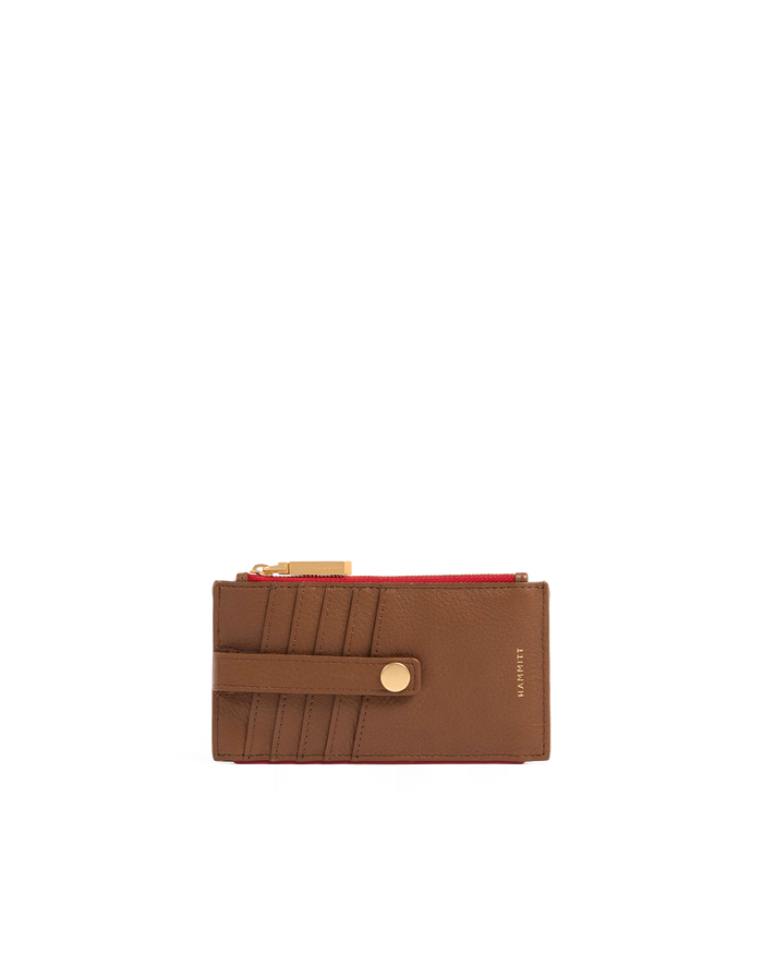 210 West | Mahogany Pebble/Brushed Gold Red Zip