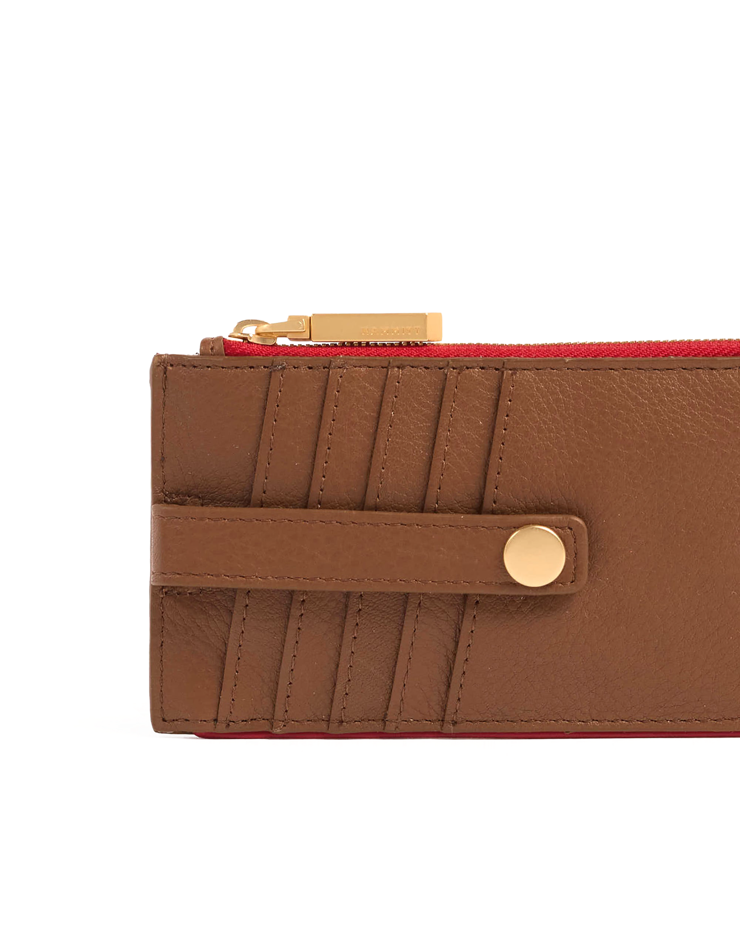 210-West-Mahogany-Pebble-BG-Red-Zip-Front-Detail-View