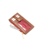 210 West | Mahogany Pebble/Brushed Gold Red Zip