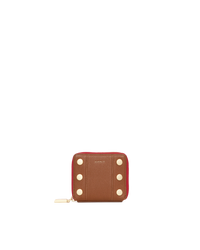 5 North | Mahogany Pebble/Brushed Gold Red Zip
