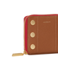 5 North | Mahogany Pebble/Brushed Gold Red Zip