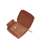 5 North | Mahogany Pebble/Brushed Gold Red Zip