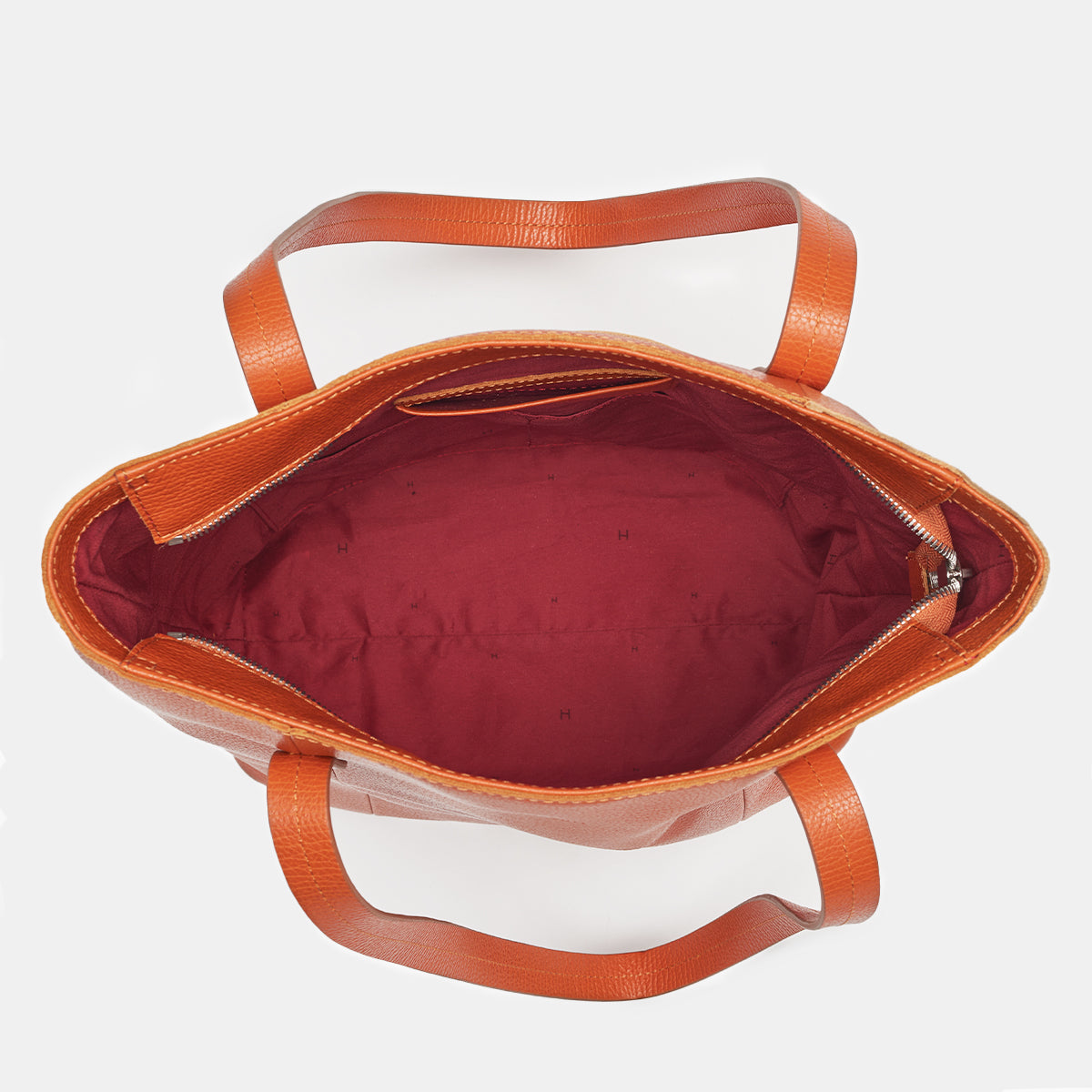 Addie-Tote-Candlelight-Orange-Inside-View