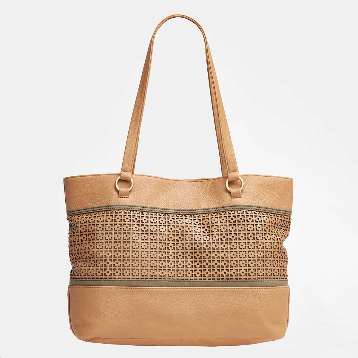 Andersen Tote | Breeze Block Tan/Brushed Gold