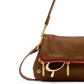 Beverly-Med-Mahogany-Pebble-BG-Red-Zip-Front-View-Detail