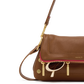 Beverly | Mahogany Pebble/Brushed Gold Red Zip | Med
